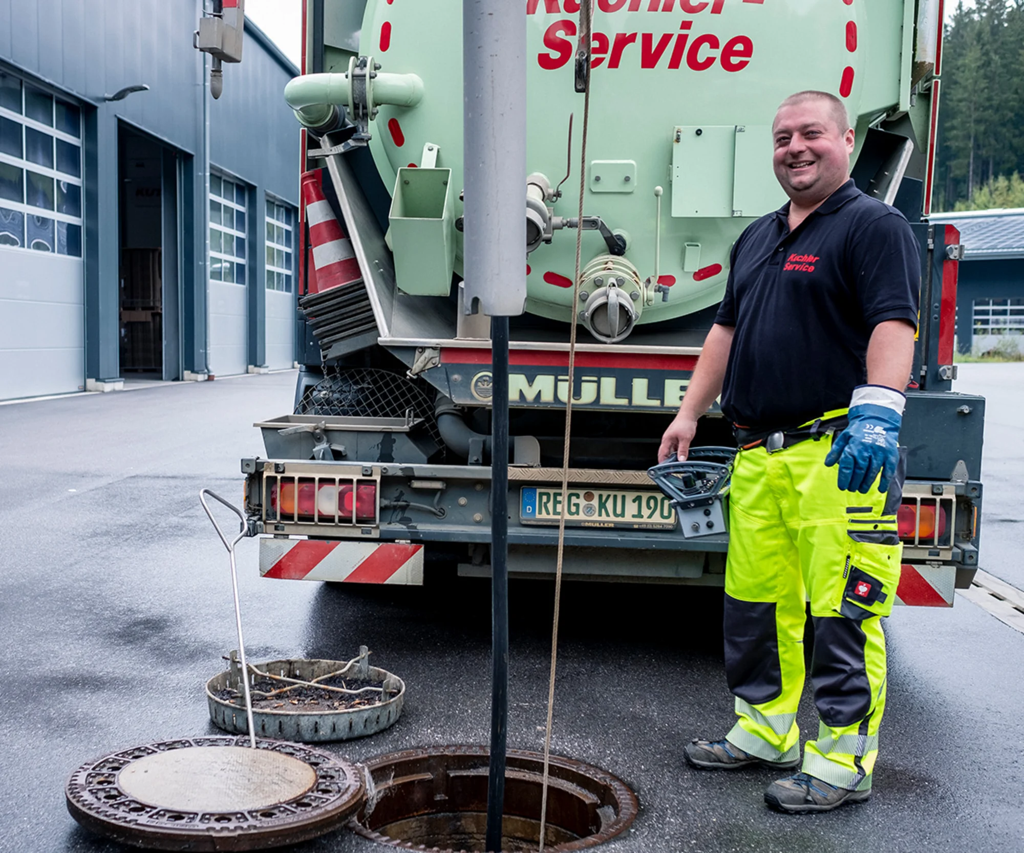 KUCHLER GmbH als Team hinter Saugbagger Dachau